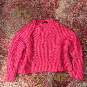 Neon pink sweater